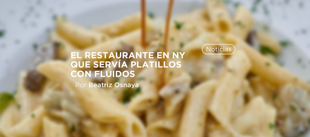 restaurante que sirve comida con semen