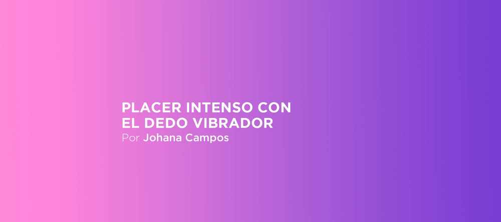 intenso dedo vibrador