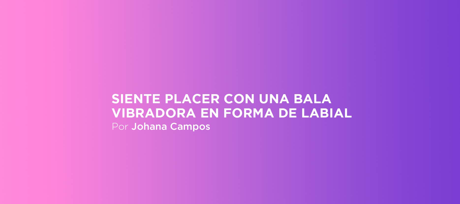 bala vibradora en forma de labial