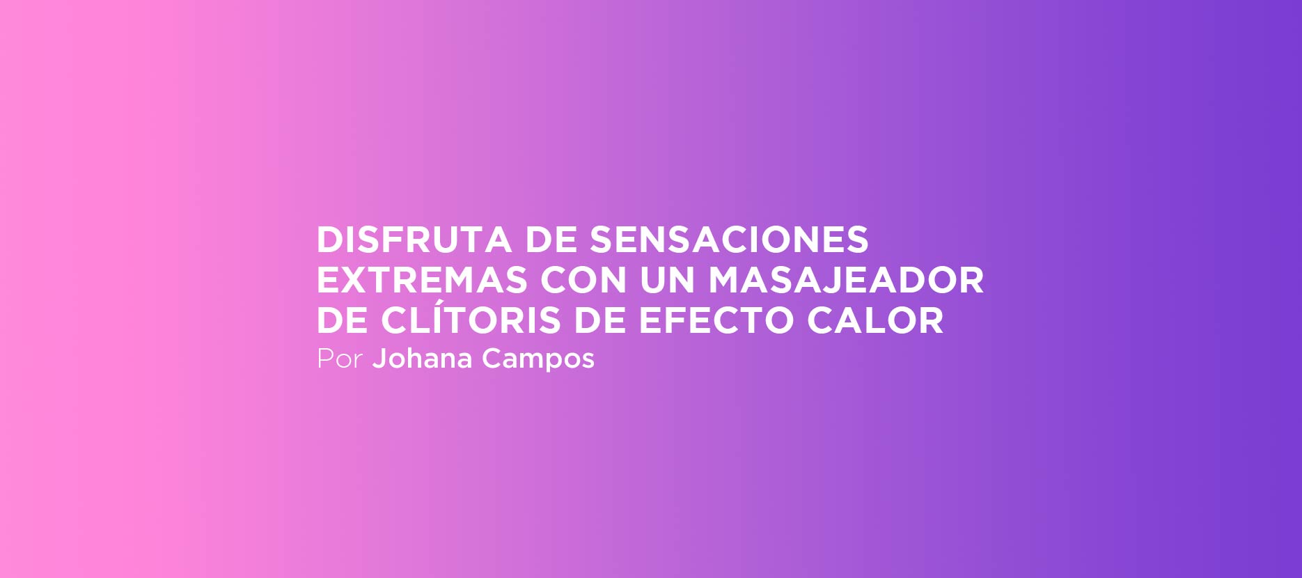 sensaciones externas masajeador de efecto calor