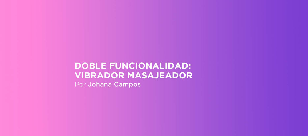vibrador masajeador doble funcionalidad