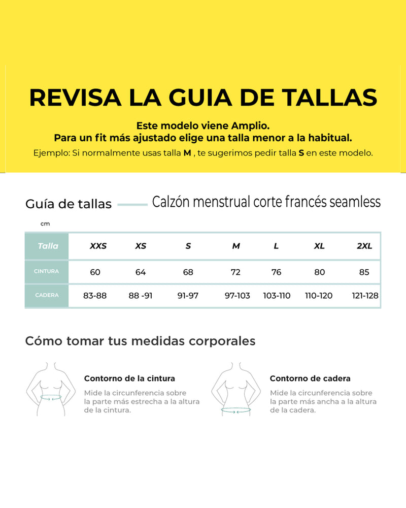 Calzón menstrual Leflou | corte francés seamless