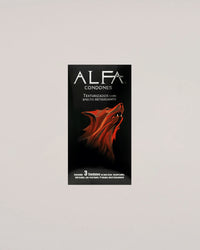ALFA | condones texturizados efecto retardante
